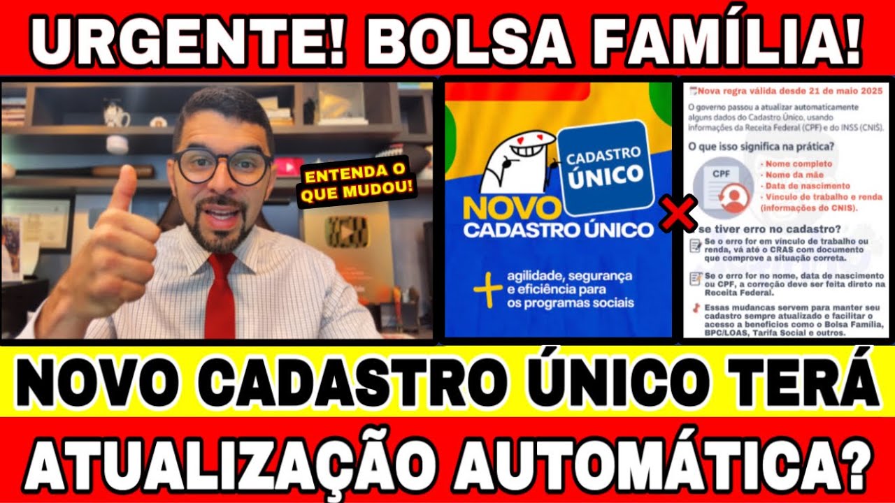 Cadastro Único update