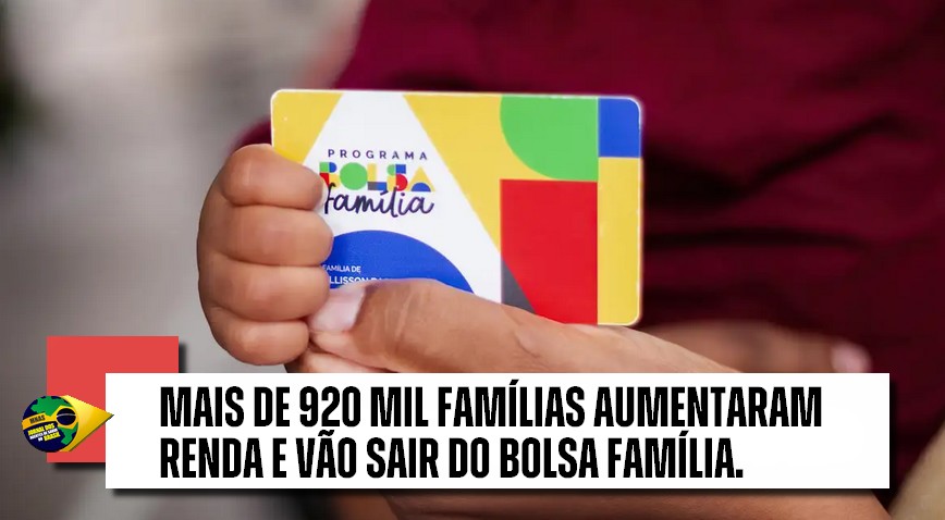 Families leaving Bolsa Familia