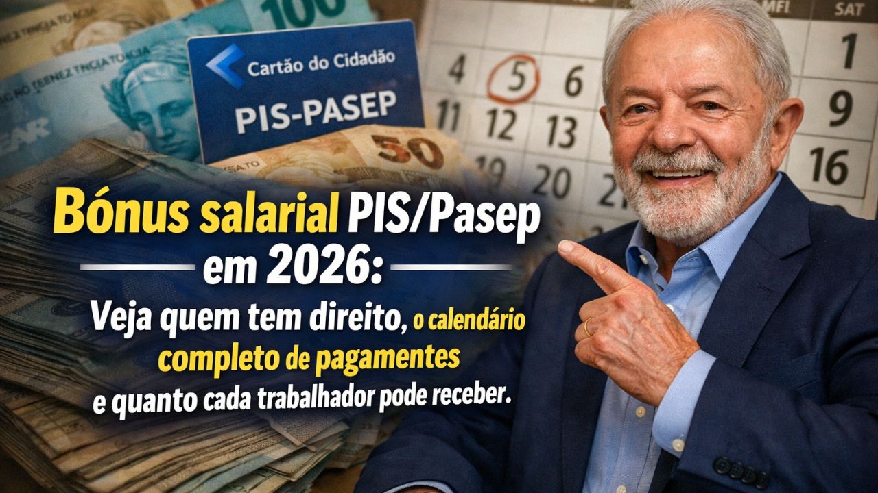 Bonus salarial PIS/Pasep em 2026